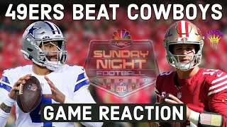 49ERS BEAT UP ON COWBOYSREACTION [upl. by Portingale171]