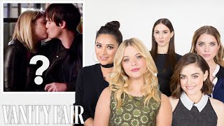 Pretty Little Liars Cast Guesses Who’s Kissing Who on Their Show  Vanity Fair [upl. by Ecirahc786]