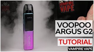 VooPoo Argus G2 Tutorial [upl. by Naihtsirc]