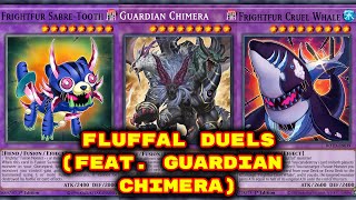 Yugioh  Fluffal Duels Feat Guardian Chimera Deck Download in Description [upl. by Nomelc185]