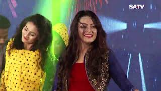 Eid Dance by Eshana amp Badhan on SATV  Eid Dance Program [upl. by Ecirtra]