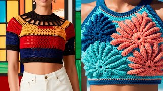 10 Stunning Crochet Crop Top Designs That Will Inspire Your Next Fashion Collection [upl. by Attah855]