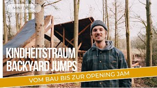 Minidoku Bauprojekt einer Backyard Jumpline [upl. by Barstow340]