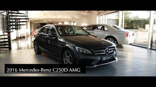 MercedesBenz C250D AMG  Full Indepth Interior and Exterior Walkaround Tour [upl. by Ynohtona]