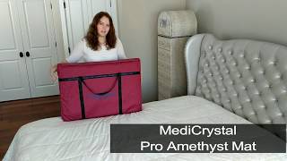 How to use MediCrystal™ Far Infrared Amethyst Professional Mat [upl. by Malvin]