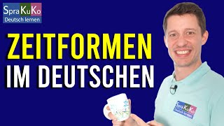 Alle Zeitformen mit einfachen Beispielen erklärt  Sprakuko [upl. by Whatley]