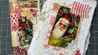 roxyschristmas2024 Ep09 CHRISTMAS journals  pockets and page extensions [upl. by Adnohsak]