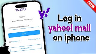 How to log in yahool mail on ANY iphone  Full Guide [upl. by Ylecic]