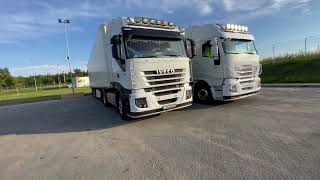 Рейс в Казань 1 Iveco Stralis 460 Iveco Stralis 500 [upl. by Tiertza]