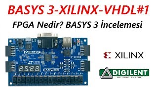 BASYS 3XILINXVHDL1 FPGA Nedir BASYS 3 İncelemesi [upl. by Wallack]