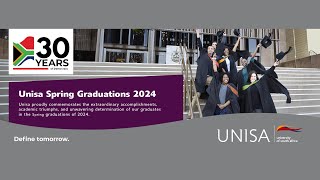 2024 Unisa Spring Graduation  02 October 2024 0900 AM Ceremony [upl. by Telrahc479]