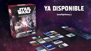 Star Wars The Deckbuilding Game Clone Wars  Tráiler de lanzamiento [upl. by Whatley]