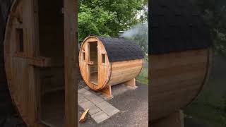 Our outdoor sauna 1yr later [upl. by Sivia]