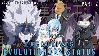 Executives Evolutionary Status  PART 2  Interviews  VOLUME 16 CHAPTER 2  Tensura LN Spoiler [upl. by Annerol]