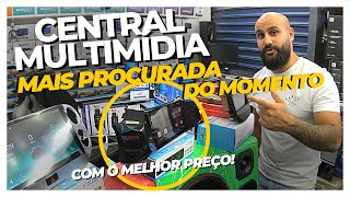 CENTRAL MULTIMIDIA UNIVERSAL COM CAR PLAY E ANDROID AUTO  MULTIMIDIA LELONG COMPLETA [upl. by Otiv]