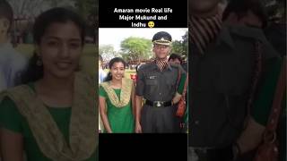 Real Photos of Major Mukund amp Indhu The Untold Love Story amaran reallife shorts [upl. by Raphaela]