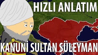 Kanuni Sultan Süleymanın Hayatı  Hızlandırılmış Tarih [upl. by Sitelc579]