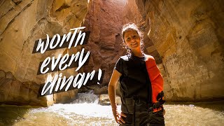 Canyoning in Jordan Wadi Mujibs Siq Trail [upl. by Gati166]