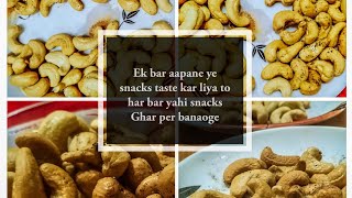 Salted Cashewa Snacks Recipe  हेल्दी और क्रिस्पी फ्राइ किए हुए काजू स्नैक्स Zeelskitchenvc3nj [upl. by Adyeren37]