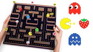 DIY PACMAN Game From Cardboard  Arcade Games Quiz [upl. by Culbertson]