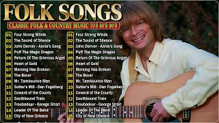 American Folk Songs And Country Music  Folk Rock amp Country Music 70s 80s 90s  Folk Songs Official [upl. by Drud]