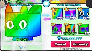 INSANE OFFERS For 11 Rainbow Titanic Sketch Cat in Pet Simulator 99 [upl. by Eul662]