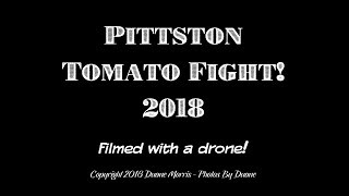 Pittston Tomato Fight 2018 [upl. by Sollows]