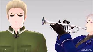 【APH MMD】 Trumpet Prussia REUPLOAD [upl. by Emera686]