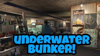 Fallout 4 underwater bunker build [upl. by Ikram]