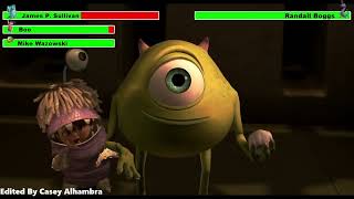 Monsters Inc 2001 Rescuing Boo with healthbars 12 [upl. by Ynaffet]