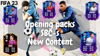 Opening Packs SBCs New Content  FIFA 23 [upl. by Cissej480]