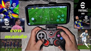 Tutorial como jugar eFootball™ 2025 con mando para celular [upl. by Eissel849]