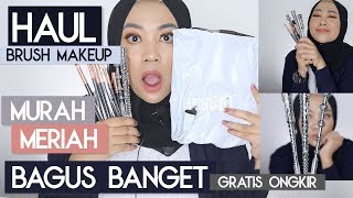 HAUL BRUSH MAKEUP  PECINTA MAKEUP WAJIB PUNYA  REKOMENDED ABIS [upl. by Allayne398]