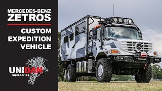 MercedesBenz Zetros Expedition Vehicle  UNIDAN ENGINEERING [upl. by Alekehs114]