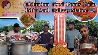 Dehradun Food Points near Railway Station and ISBT Dehradun dehradunstreetfood [upl. by Sada]