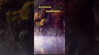 Automne  Apollinaire [upl. by Dosh339]