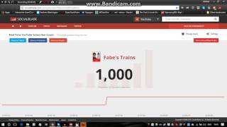 FABES TRAINS HITS 1000 SUBSCRIBERS [upl. by Beaufort]