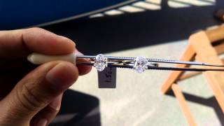 Comparing Diamond Fluorescence in the daylight [upl. by Epuladaug]