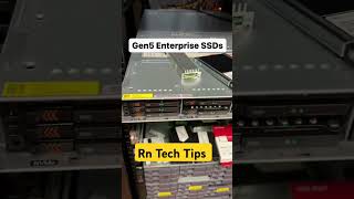 Gen5 Enterprise ssds Samsung shorts rntechtips server serverroom [upl. by Ajidahk]