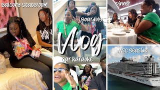 Nana amp Madis First Cruise  MSC Seaside  Embarkation Day  Car Karaoke [upl. by Moscow]