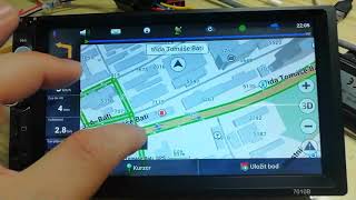 Autoradio 2DIN 7010B  Android 91  Navitel Navigator GPS amp Mapy [upl. by Leonardi]