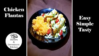 How to make Chicken Flautas [upl. by Aicilyt]