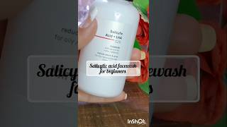 Salicylic acid facewash  Avoid these mistakessalicylicacid minimalistminimalistfacewash shorts [upl. by Repohtsirhc]