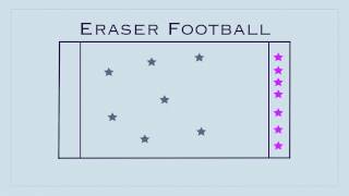 PE Games  Eraser Football [upl. by Bouzoun]