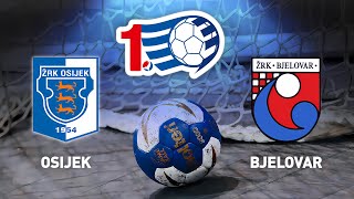 Osijek vs Bjelovar  14 kolo  1 HRL Žene [upl. by Giulietta891]