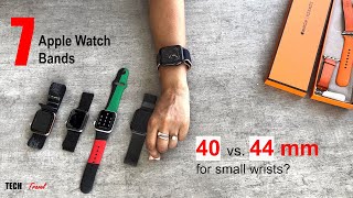 Apple Watch for Thin wrists  7 Different Apple Watch Bands Compared [upl. by Hailee]