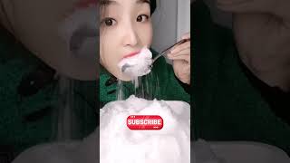 Powdery Ice ASMR Crunchy Ice iceeatingasmr asmr freezerfrost bitesonly crunchyice whiteice [upl. by Alyson147]