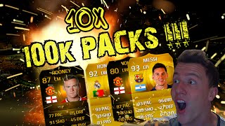 FIFA 15  10x100k PACKS [upl. by Akerley745]