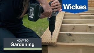 How to Lay Decking with Wickes [upl. by Einohtna]