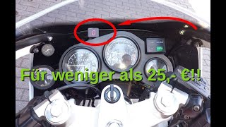 Motorrad Gangzähler einbauen  How to install a motorcycle gear indicator [upl. by Eiramaliehs]